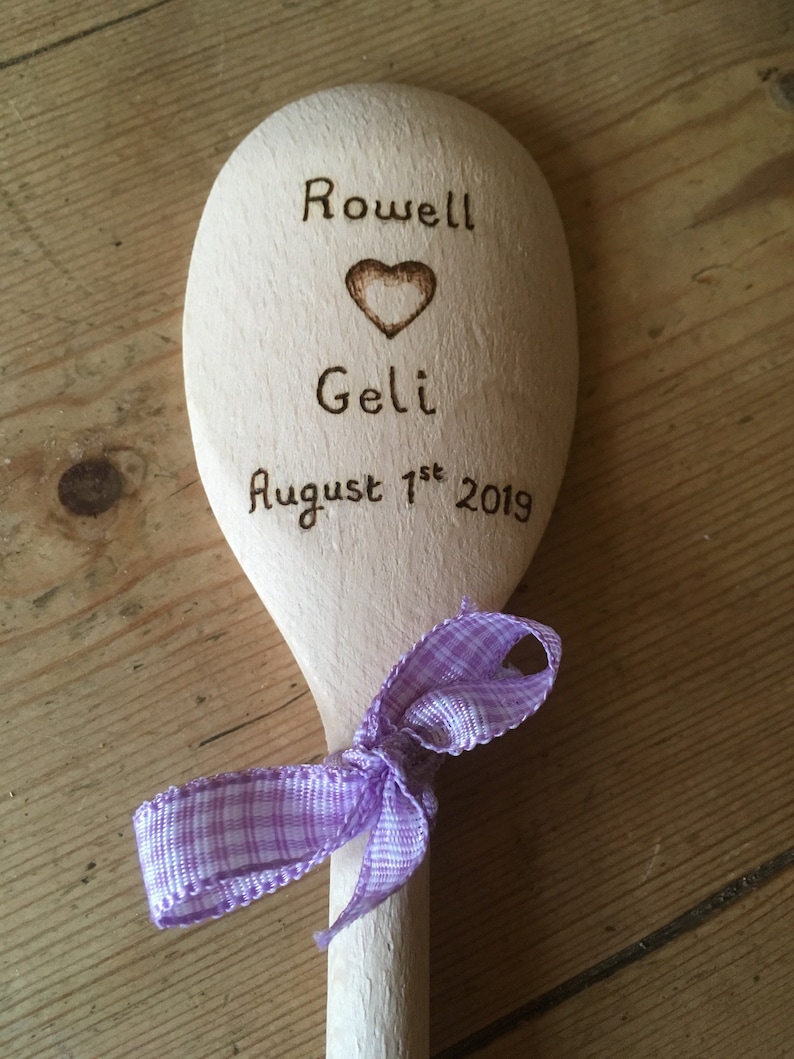 Personalised wooden spoon image 7