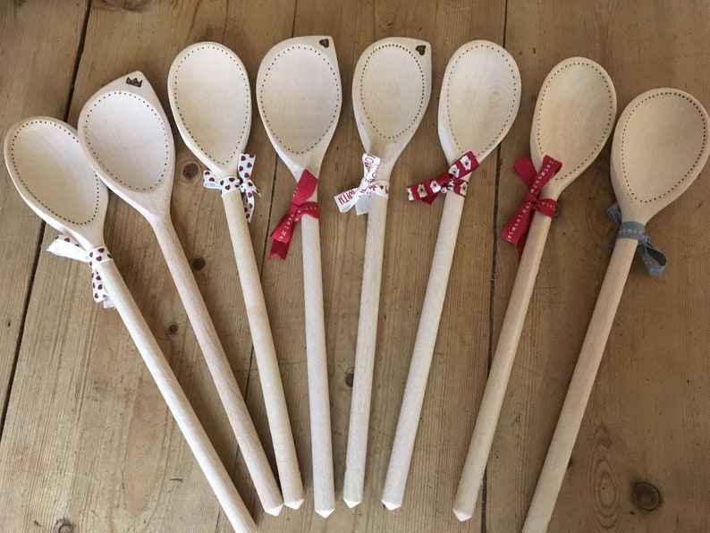 Personalised wooden spoon image 2