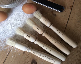 Daft as a brush personalised pastry brush