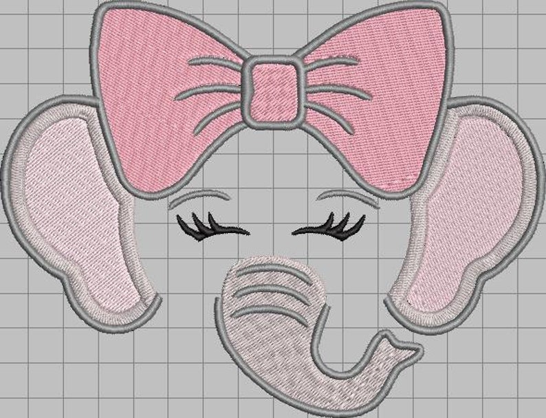 Free Free 87 Baby Elephant With Bow Svg SVG PNG EPS DXF File