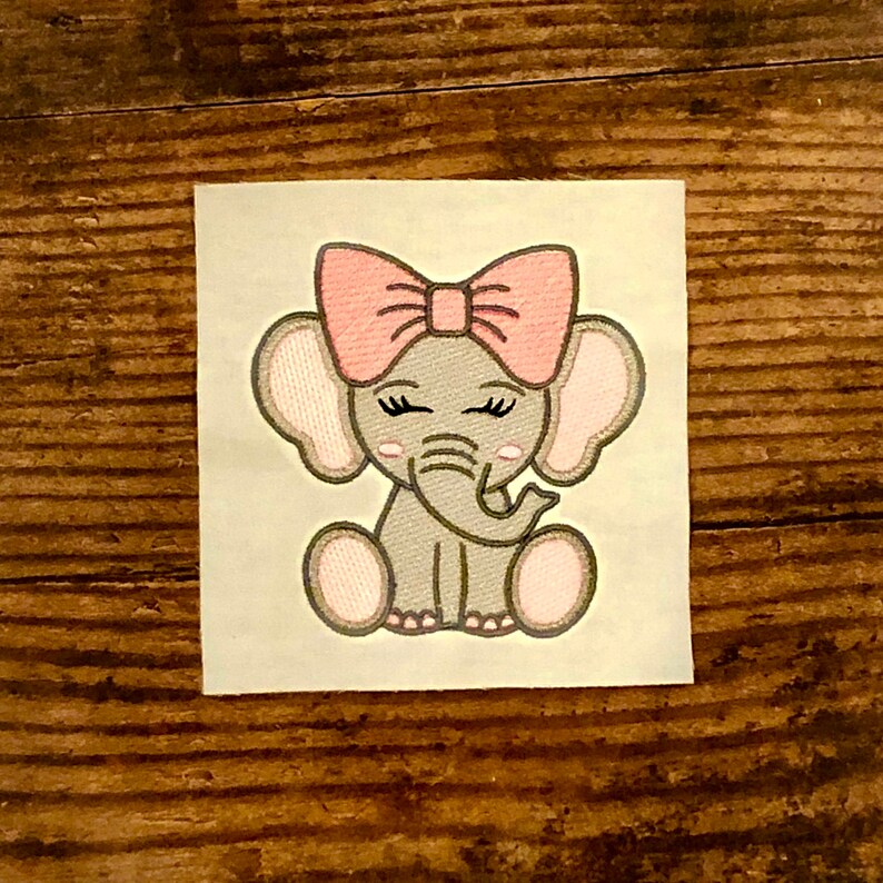 Free Free 69 Baby Elephant With Bow Svg SVG PNG EPS DXF File