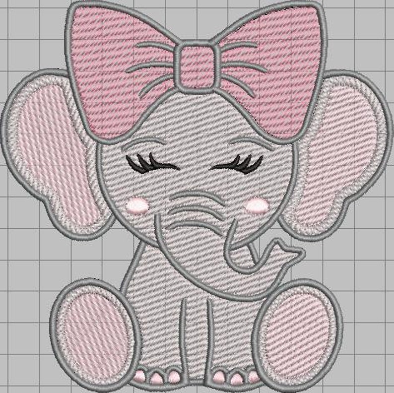 Free Free Elephant With Bow Svg 783 SVG PNG EPS DXF File
