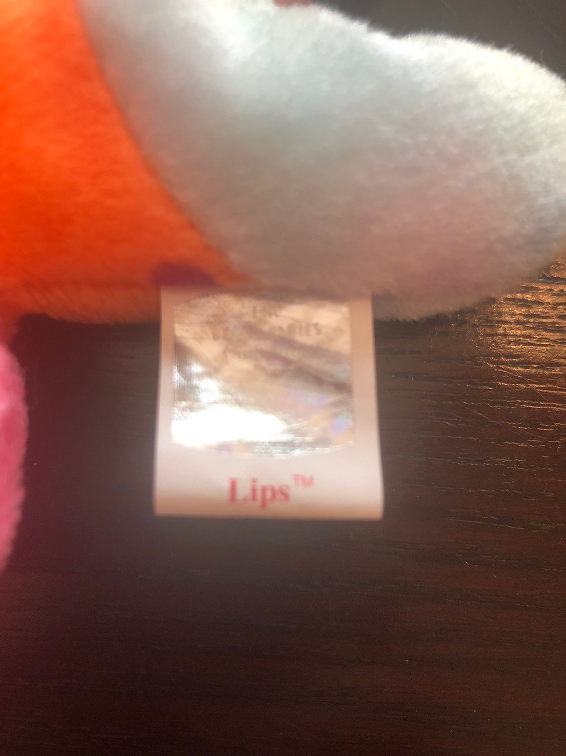 Lips Beanie Baby original Version With Baby Teenie Beanie Etsy