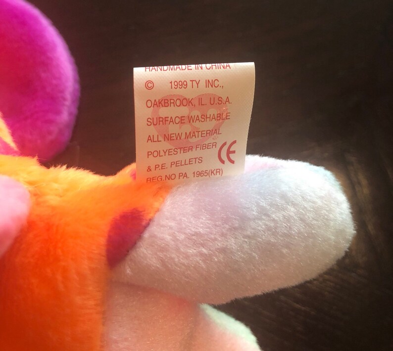 Lips Beanie Baby original Version With Baby Teenie Beanie Etsy