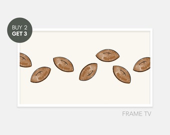 Samsung Frame TV Art, Modern Super Bowl Sunday Simple, Frame TV Art, Samsung Art TV, Instant Download, Football, Football party