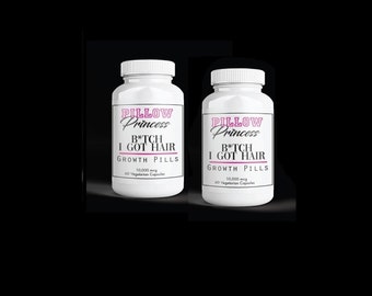 Natural Hair Pills Etsy