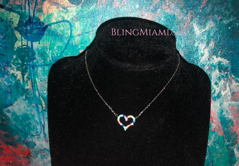 Rainbow Tennis Bracelet Custom Etsy