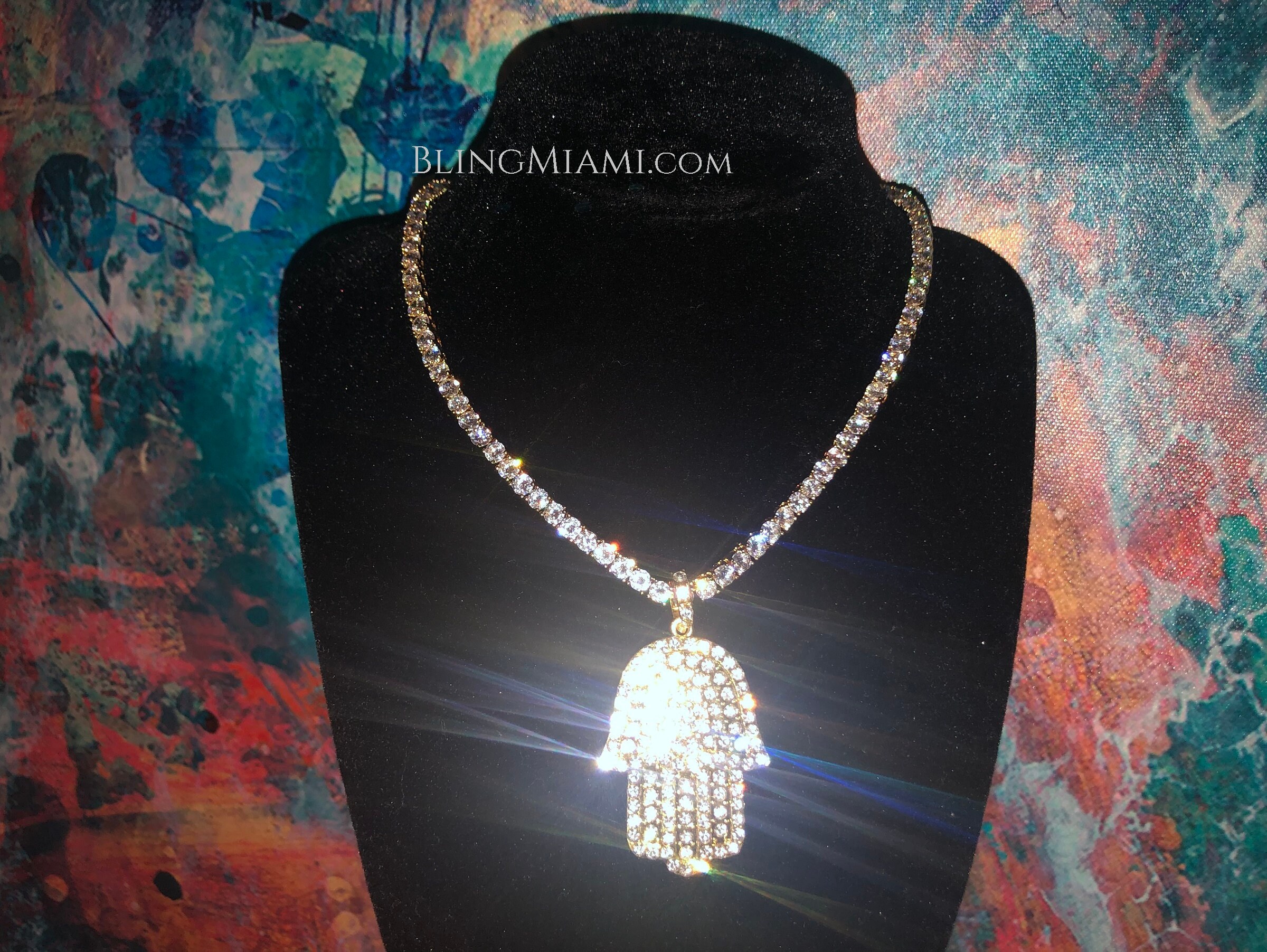 Yellow Gold Chain Pendant CUSTOM 
