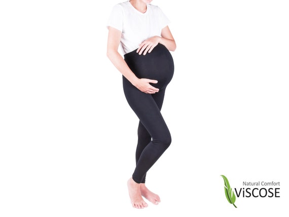 Womens 3//4 Leggings High Waist Cropped Stretchable Stretchy Viscose Yoga Pants