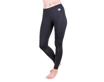 Thermoactive Handmade Viscose Full Length Leggings High Waist Long Sport Gym Pants