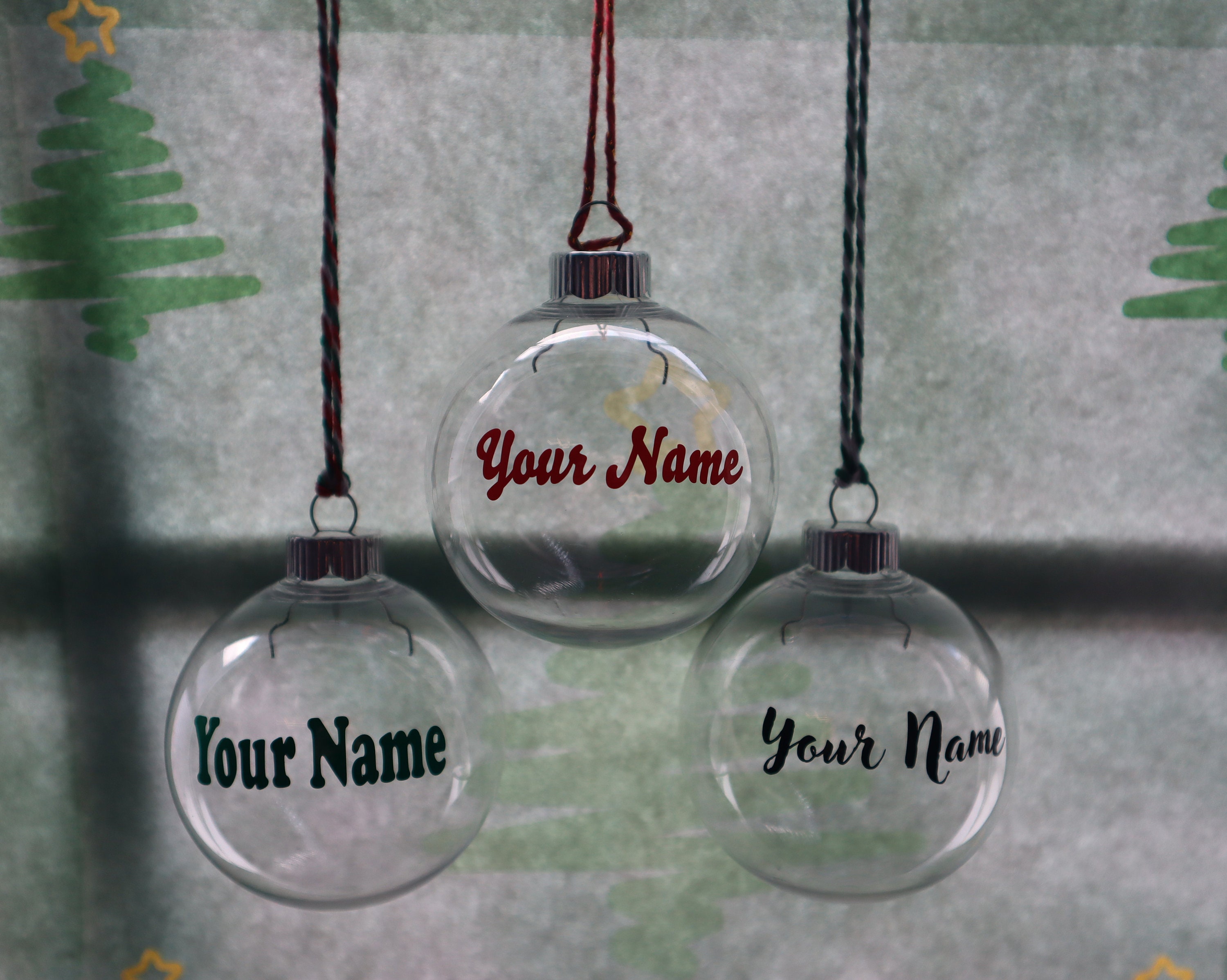 Colour Sorted Fillable Ornaments - Craftulate