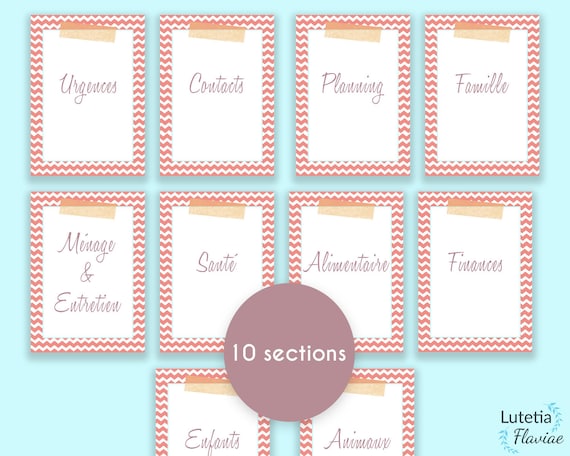 Organisation enfant : 10 templates gratuits à imprimer ! ⋆ Club