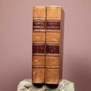 A Course of Mathematics: Principally Designed for the Use of Students in the East India Company Jonathan Cape Rare Book Antique Book