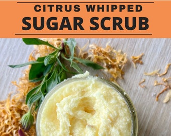 Receta Exfoliante de azúcar batido con cítricos
