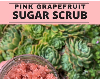 Recipe Pink Grapefruit Sugar Body Scrub