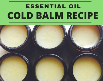 Recipe Essential Oil Cold Balm Download