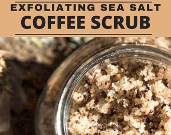 Recipe Coffee Sea Salt Body Scrub