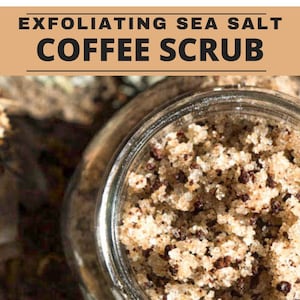Recipe Coffee Sea Salt Body Scrub
