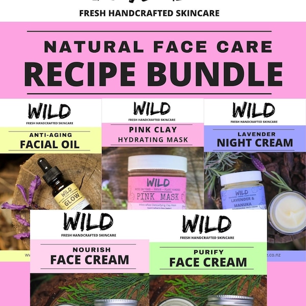 Recette BUNDLE - Recettes de soins naturels du visage