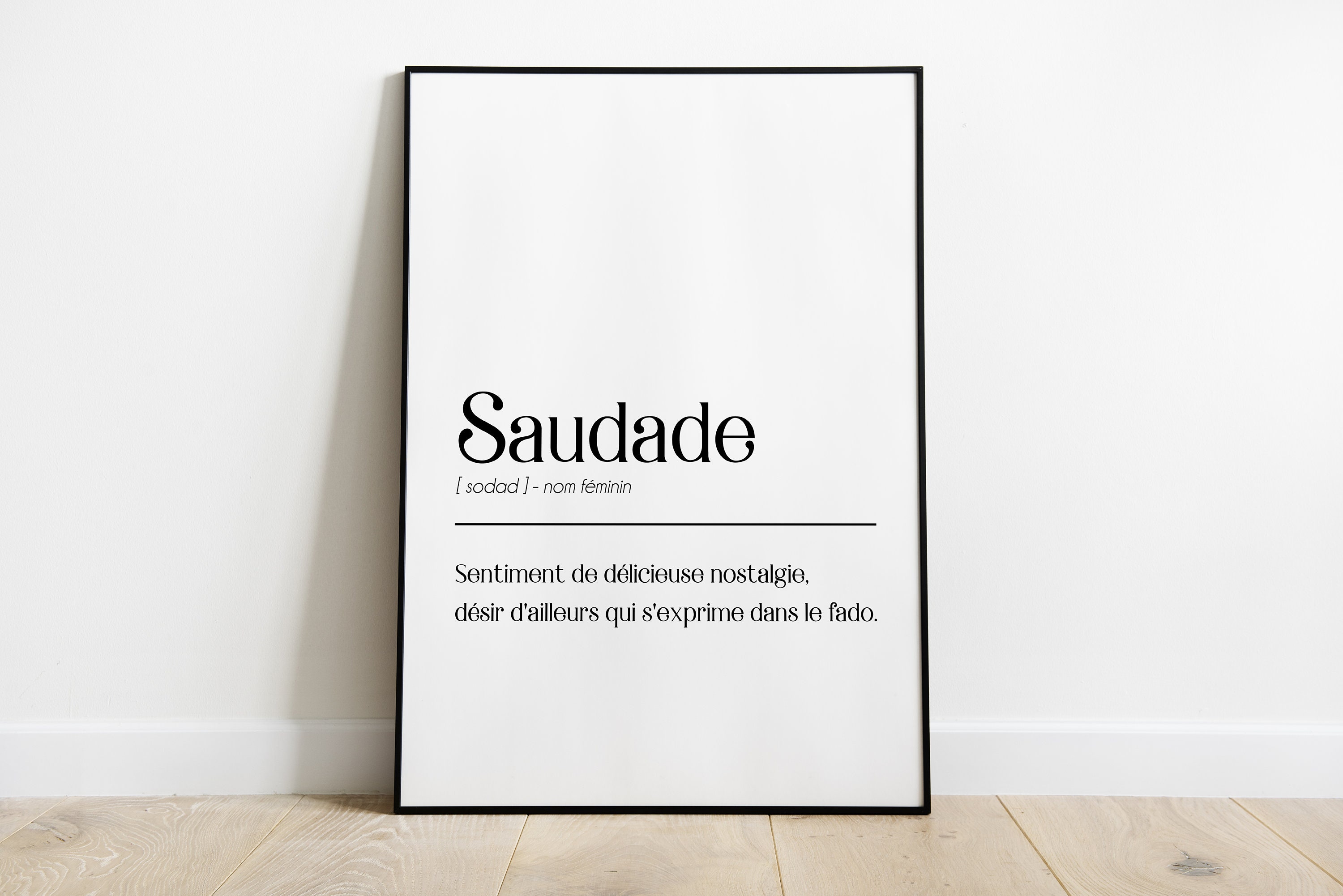 Saudade Definition Dictionary Art | Art Board Print