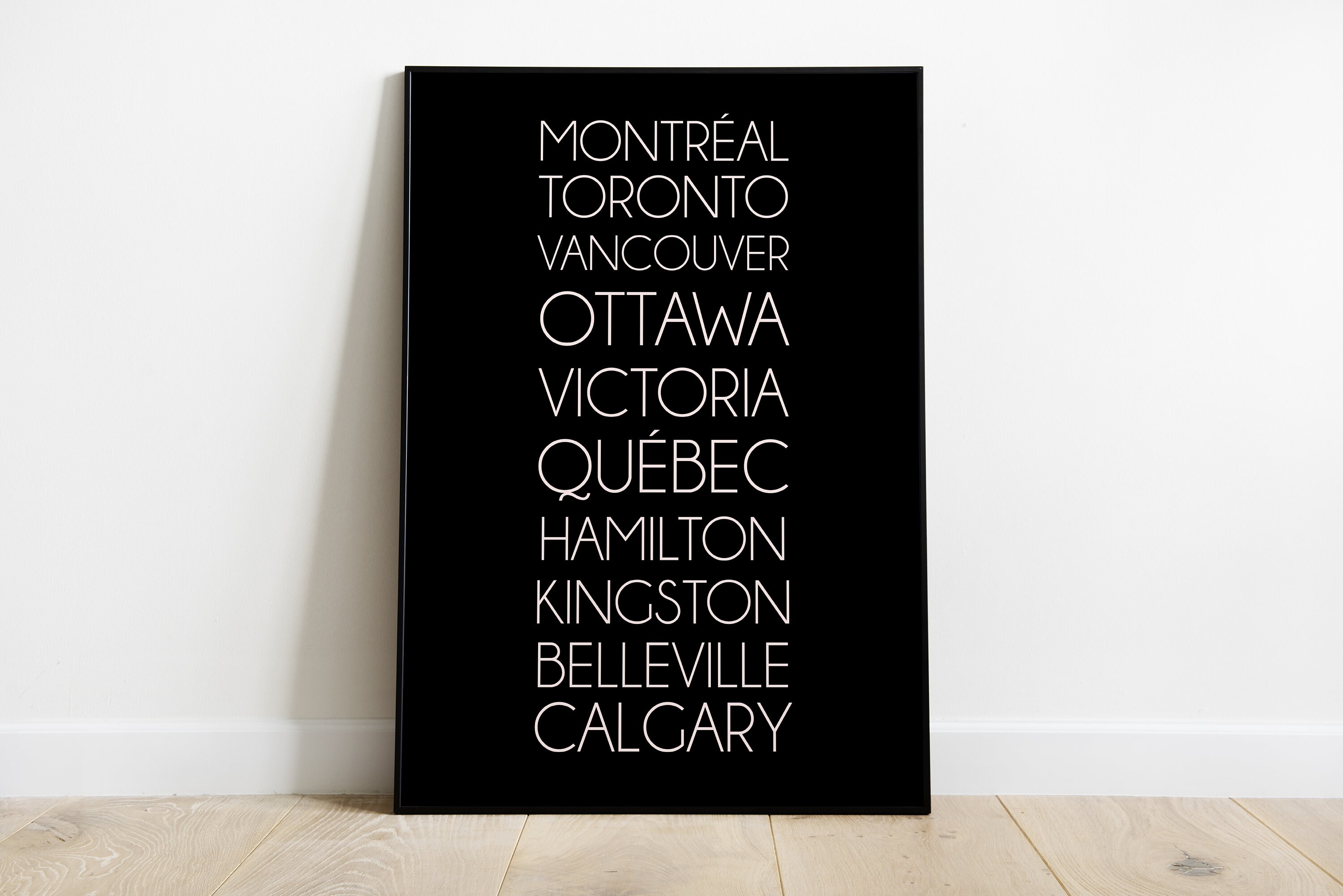Affiche/Poster Canada Personnalisable A3 - A4 Numérique