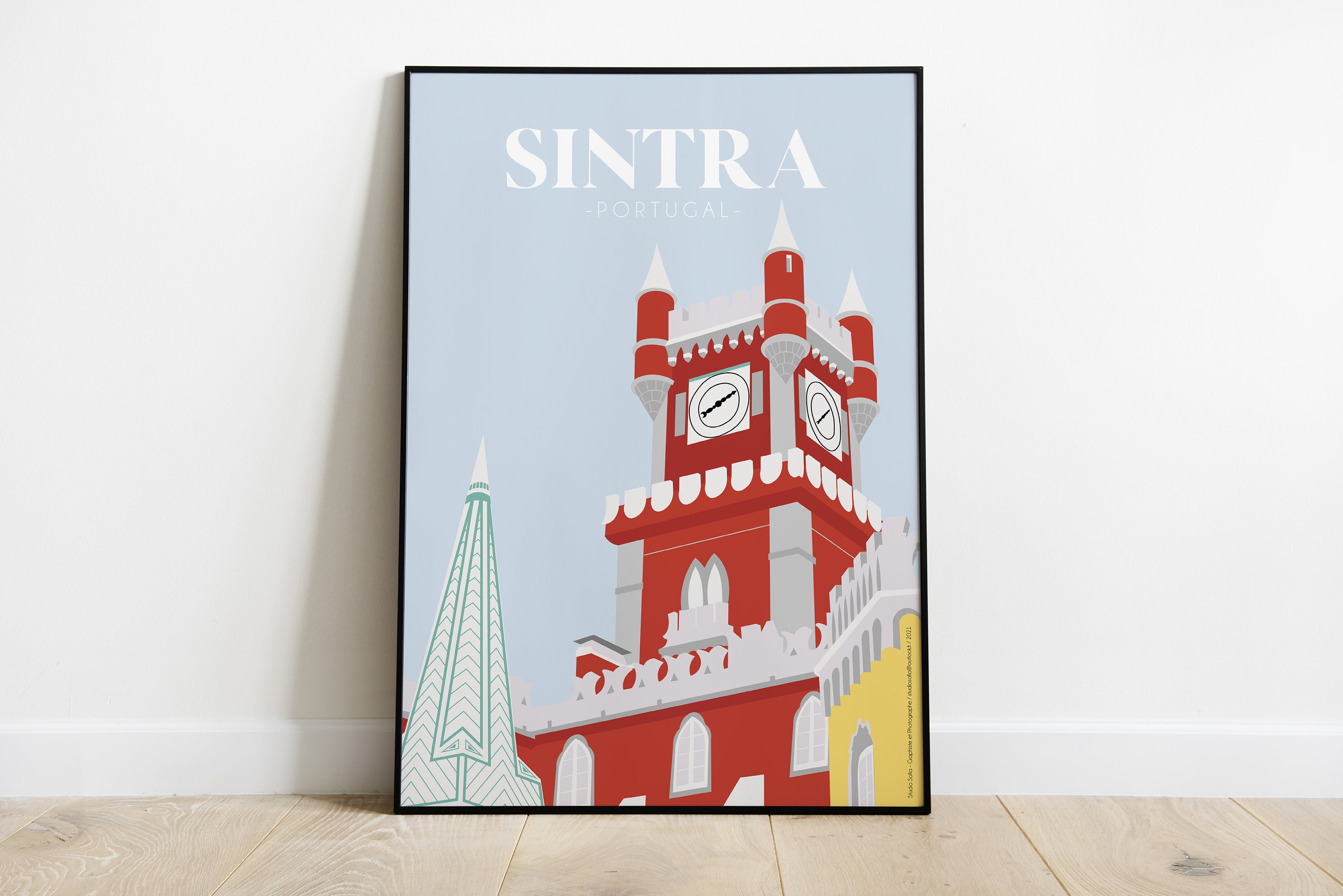 Travel Poster Sintra - Affiche/Poster Sintra A3 A4 A5