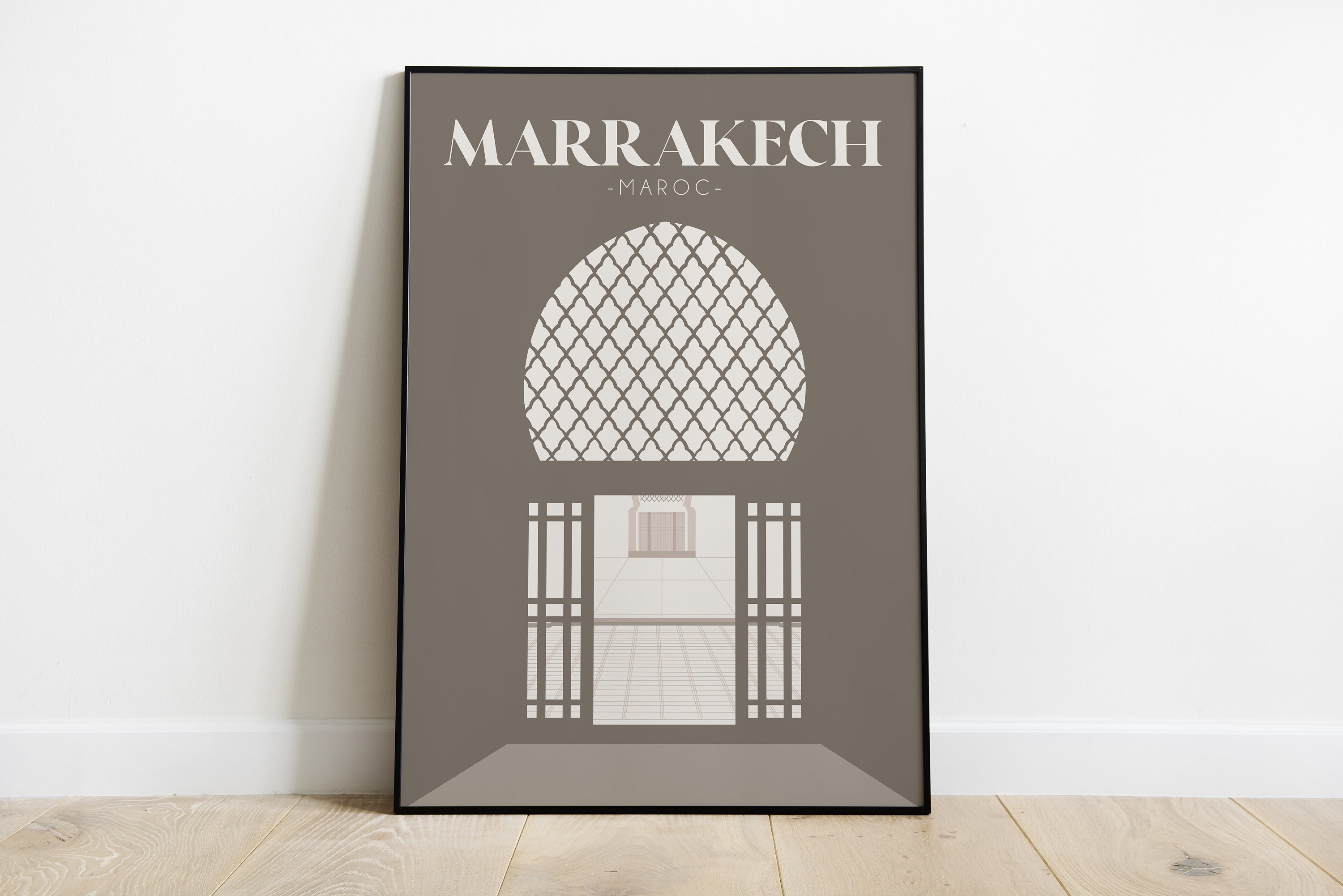 Travel Poster Marrakech - Affiche/Poster Marrakech A3 A4 A5