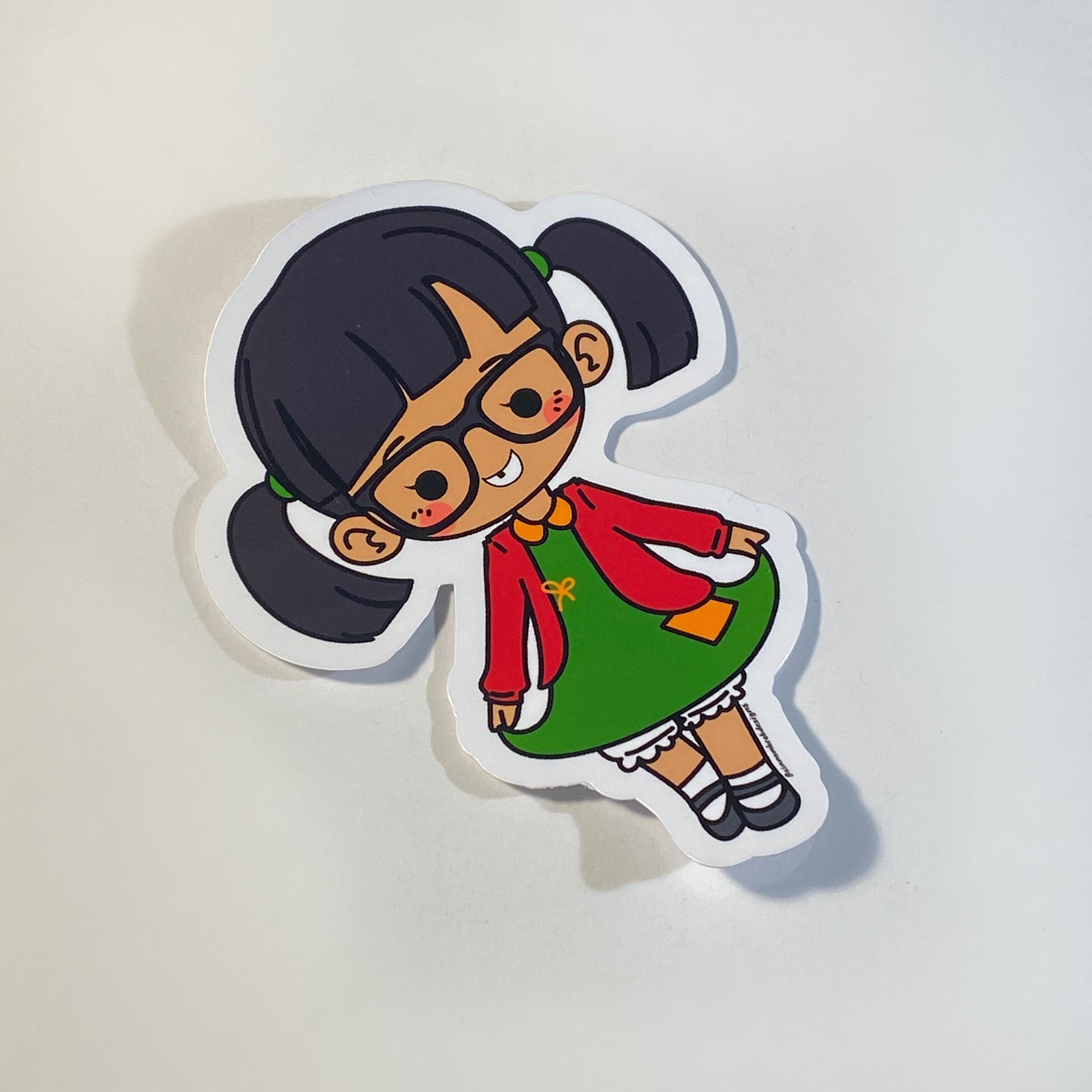 La Chilindrina El Chavo Del 8 Inspired Peeker Decal Stickers Paper