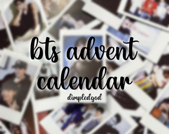 Polaroid Advent Calendar Kpop Mystery Blind Box