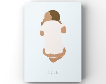 Baby Illustration Etsy