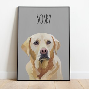 Custom Dog Portrait, Personalised Dog Print, Any Pet Portrait