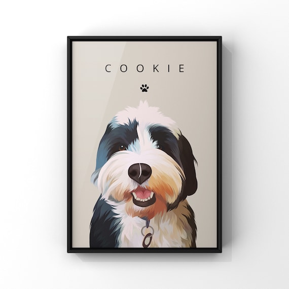 Mothers Day From the Dog Personalised Pet Portrait From | Etsy