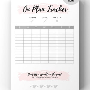 Printable Slimming World Food Diary and Journal, Instant Download ...