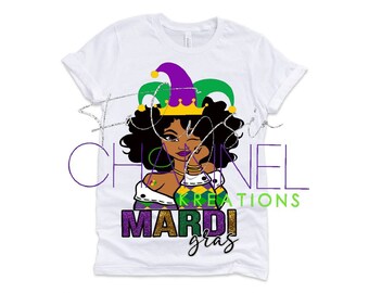 mardi gras black girl
