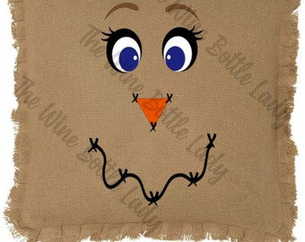 Scarecrow's Face Image-Digital Image ONLY-Instant Download .png .jpg .bmp .pdf -Fall-Autumn-Happy Thanksgiving