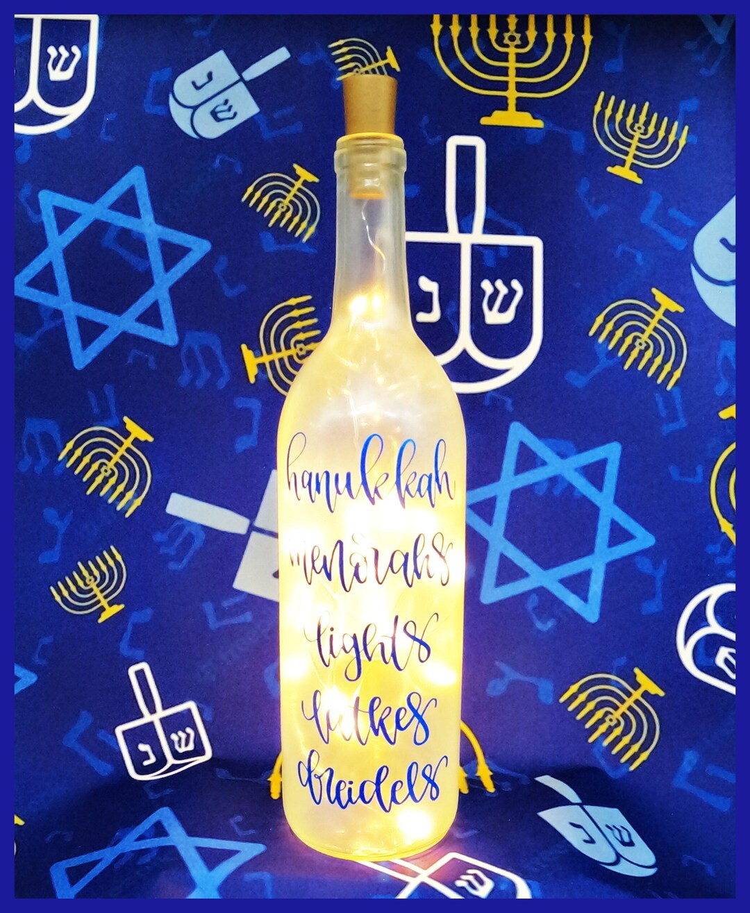 Hanukkah menorah etsy