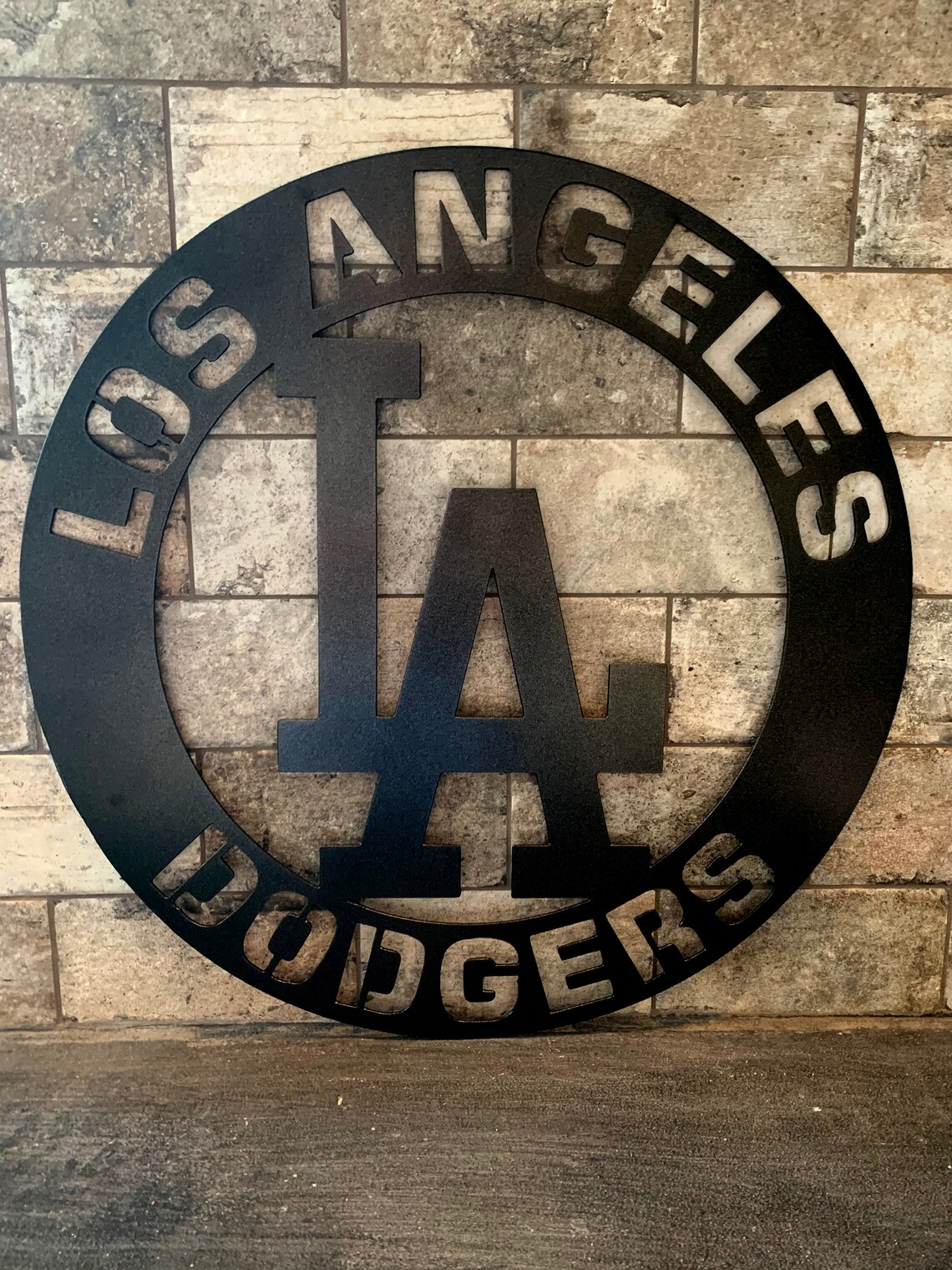 Custom LA Dodgers Metal Sign Etsy