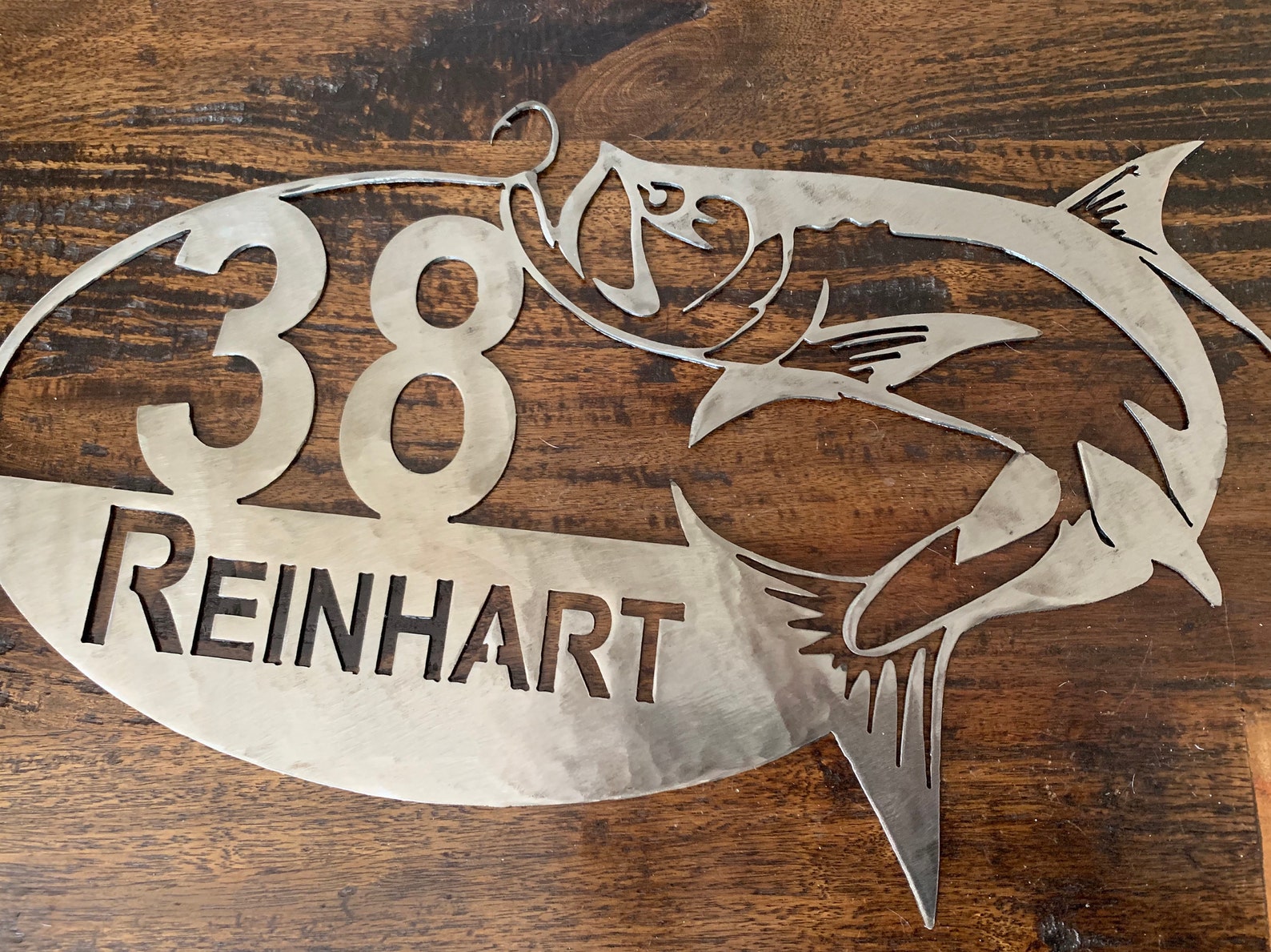 Custom Mahimahi Last Name Sign Etsy