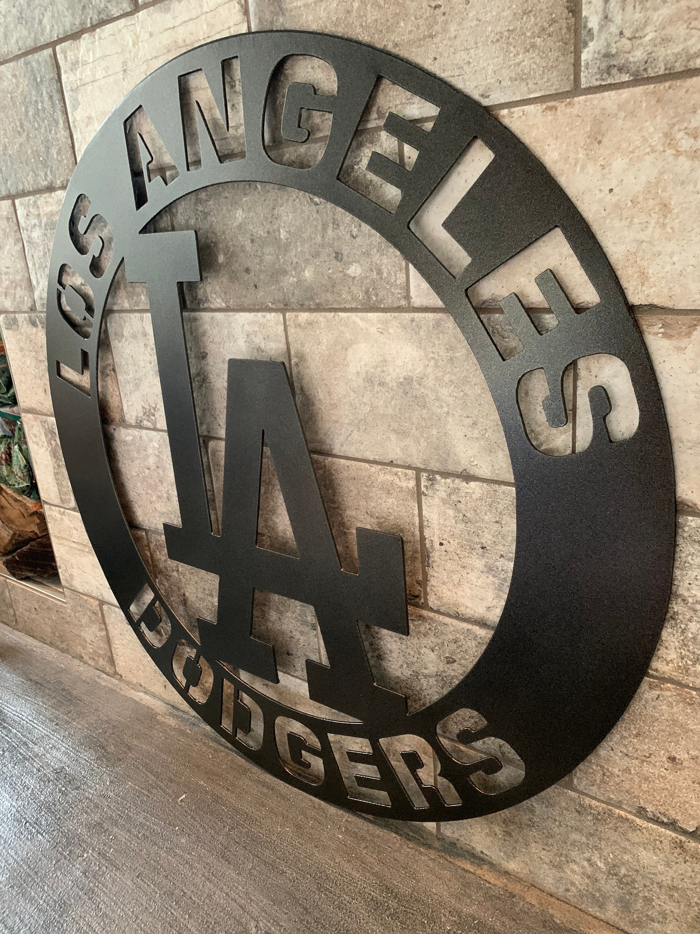 Custom 30 inch LA Dodgers Metal Sign Etsy