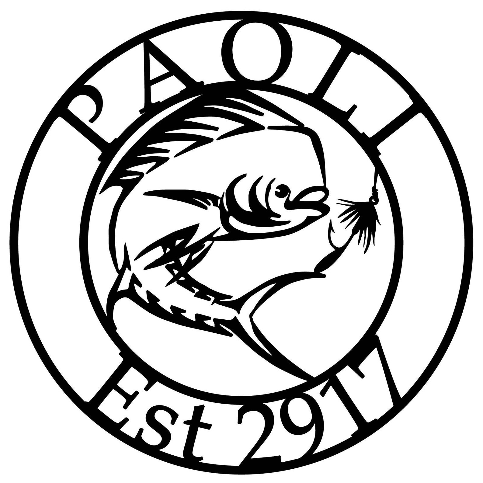 Custom Mahi Mahi Last Name and Establish Year Sign Etsy