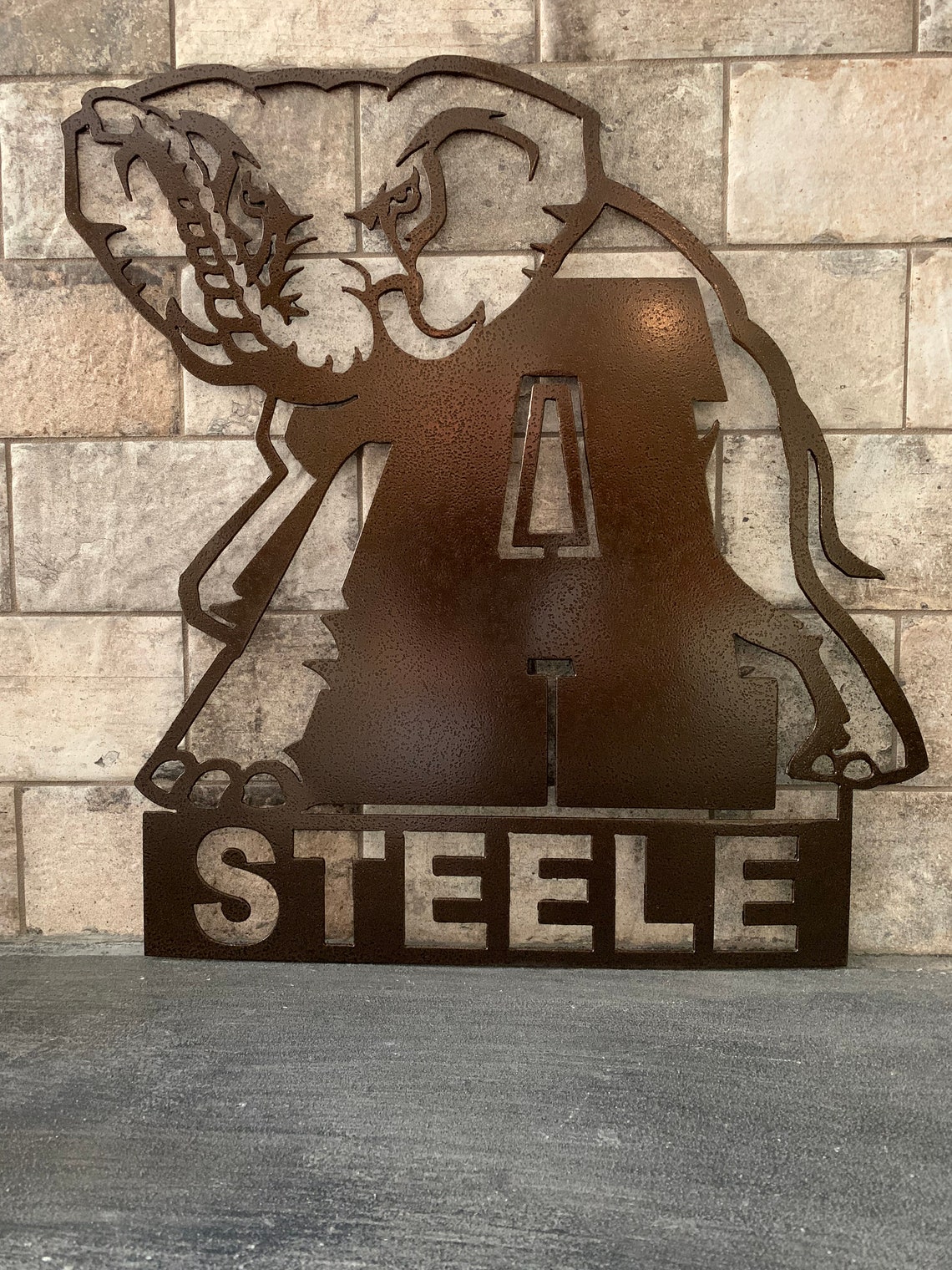 University of Alabama Metal Sign - Etsy