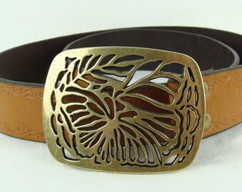 Dotty Smith Waist Belt Gold Leaf Buckle Vintage Dotty Smith | Accessories | Vintage Dotty Smith Gold Leaves  main image 4