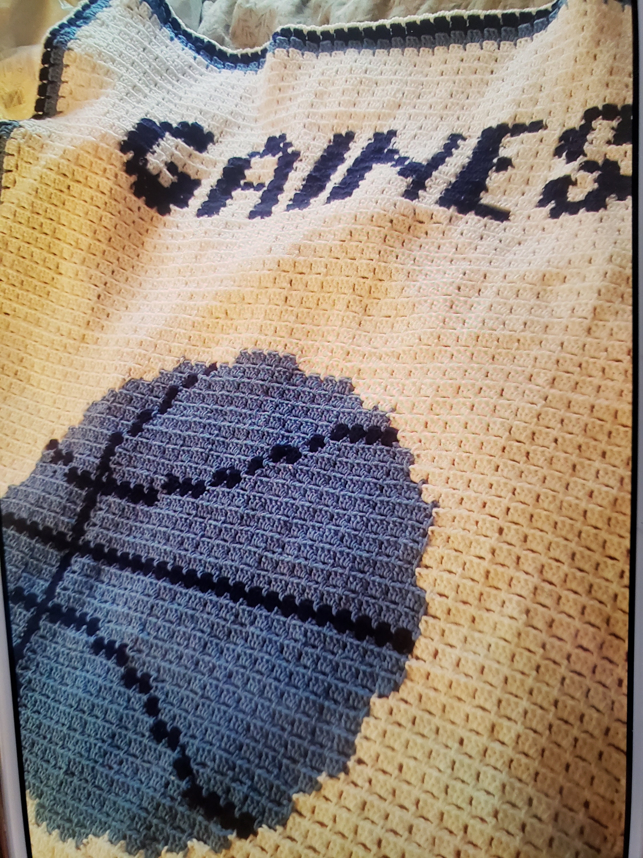 Custom Name Crochet Blanket Etsy