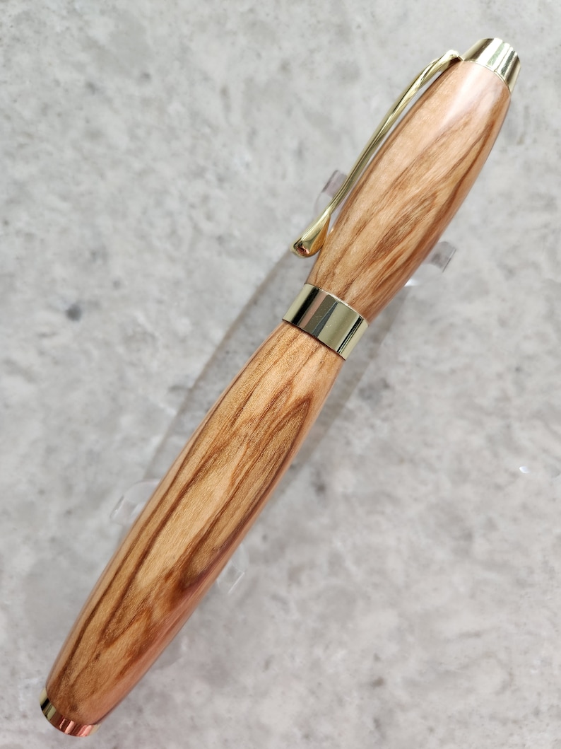 Stylo plume exécutif fait main sur commande variété de bois fête des mères fête des pères anniversaire anniversaire retraite mariage image 5