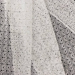 French cotton lace. Haute couture. Ecru wedding lace. Wedding dress fabric for sewing, scrapbooking, and boho decor.