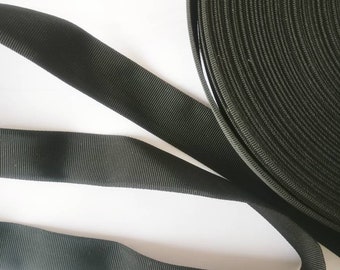 20mm Black Grosgrain Ribbon – Sewing, haberdashery, crafts, decoration, gift wrapping ribbon