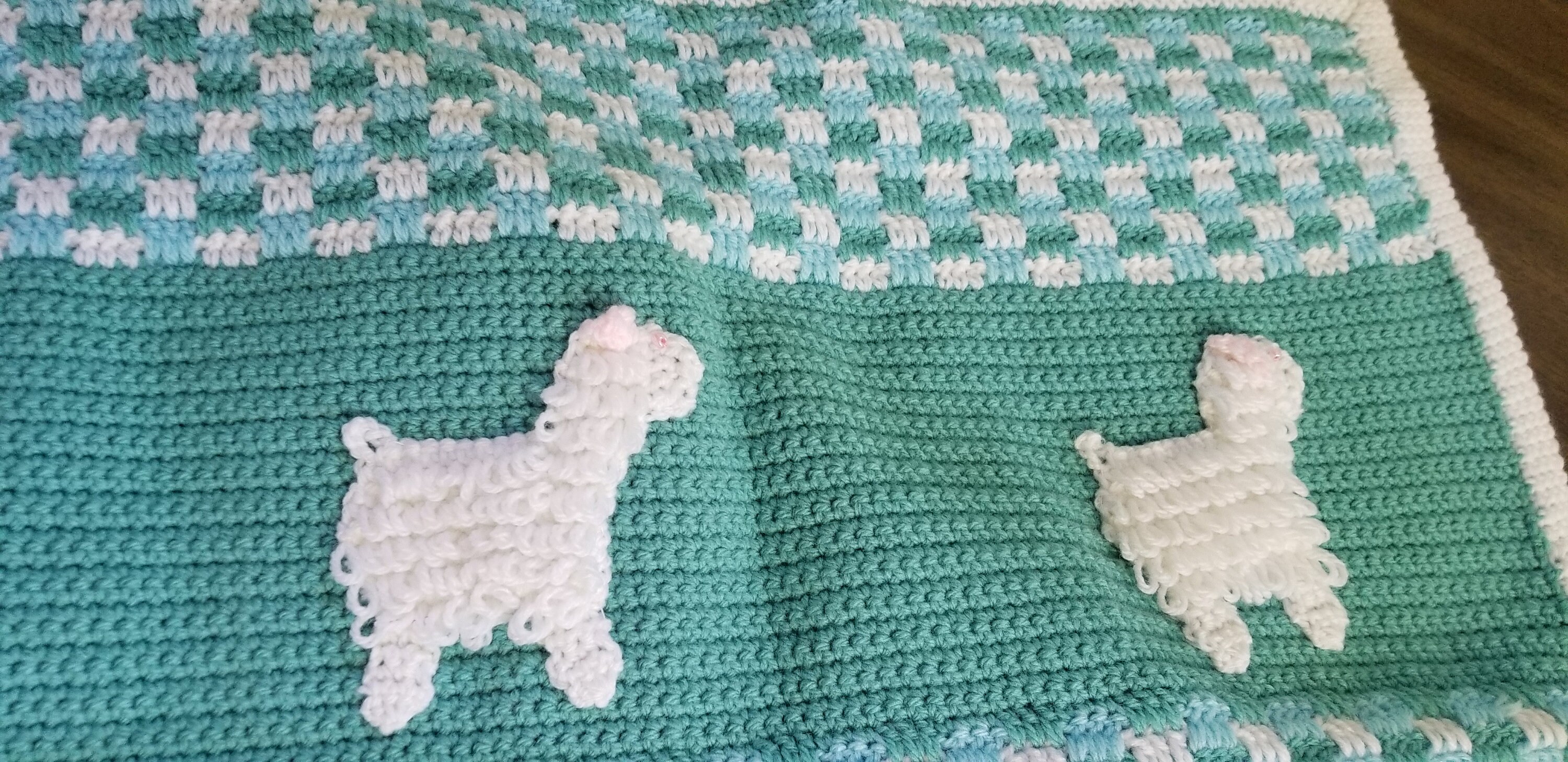 Mary's little lamb baby blanket Etsy