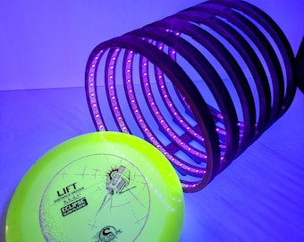 the HELIX disc golf glow charger UV light