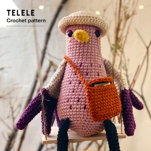 Telele the messenger pigeon pdf amigurumi pattern