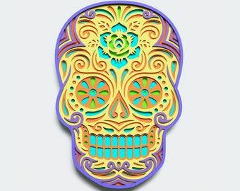 Download Mandala Skull Etsy